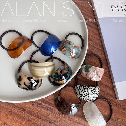 Ovale acetaat haarband