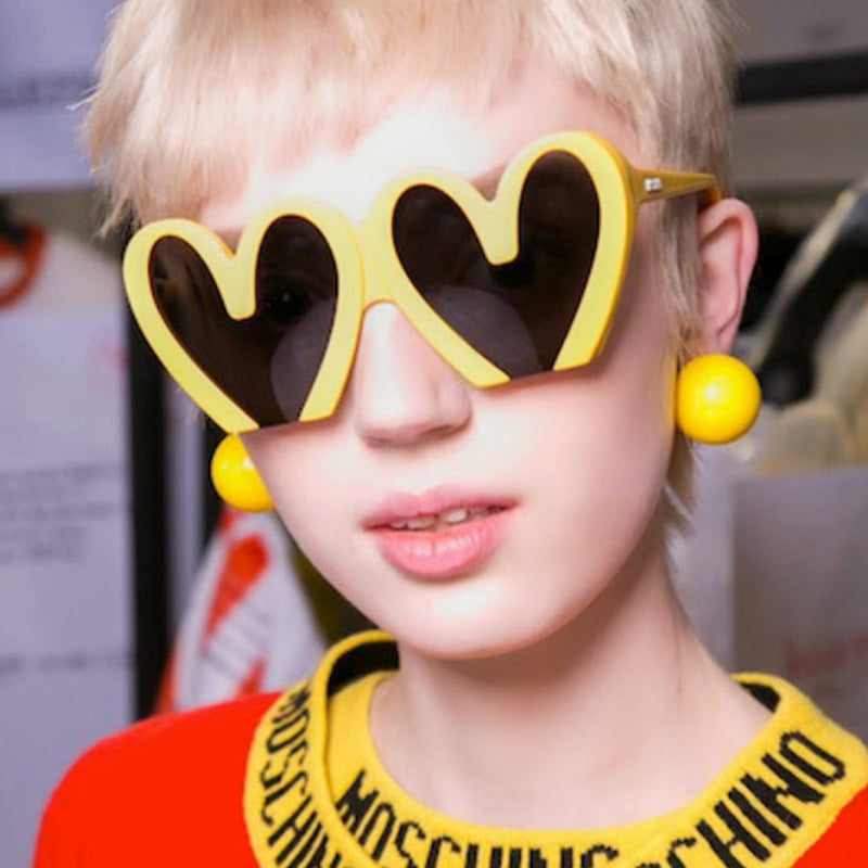 Designer INS grappige liefde zonnebril