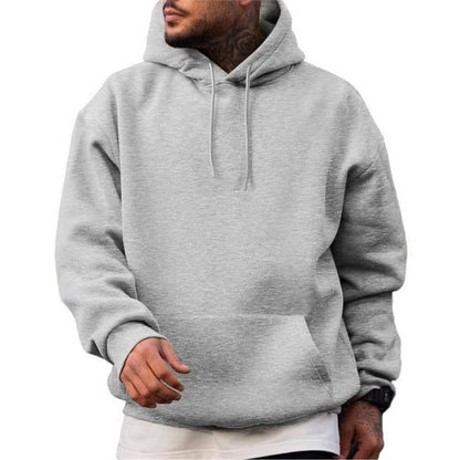American Style Trendy Brand Solid Color Sweater Trendy Men's Suit Hoodie