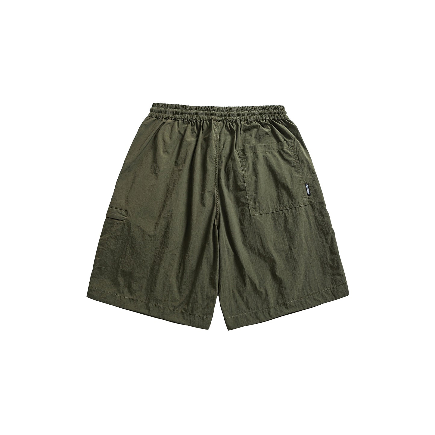 Simple Solid Color Quick-Dry Shorts for Men, Loose Casual Sports Five-Quarter Pants