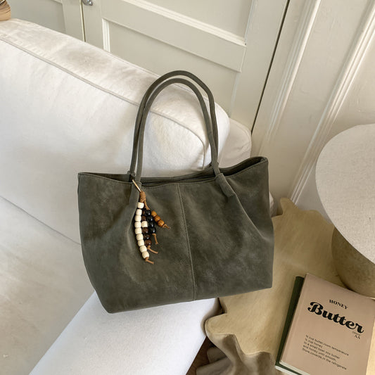 Retro Leopard Print Shoulder Bag