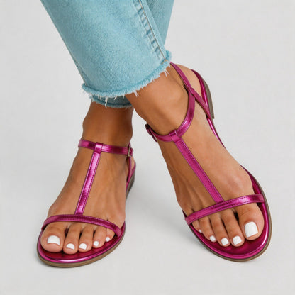 Women's Chunky Heel Roman Sandals