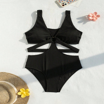 Sexy One-Piece Bikini Swimwear for Women, Elegant and Seductive Design