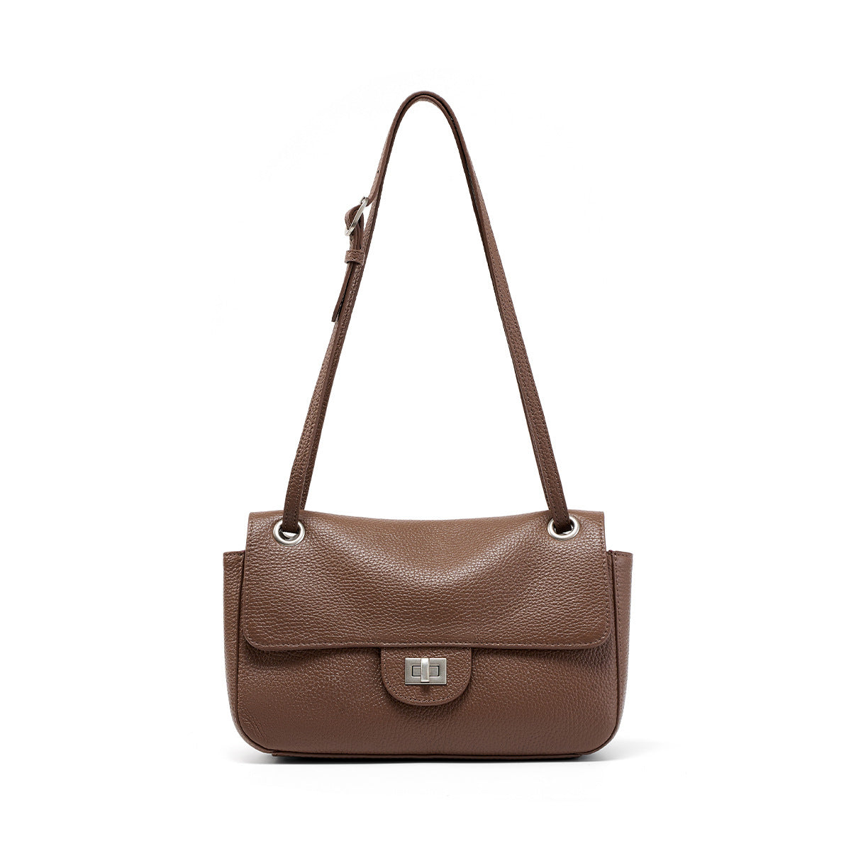 Top Grain Cowhide Leather Messenger Crossbody Shoulder Bag