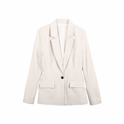 Elegant slank gesneden colbert in forenzenstijl