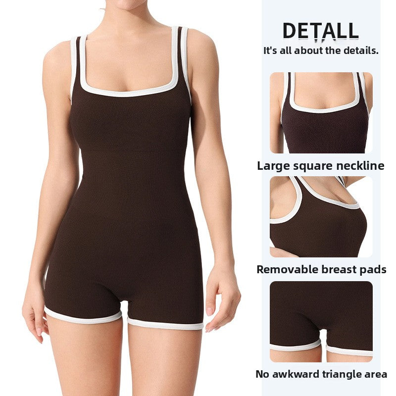 Womens Yoga Fitness Jumpsuit
