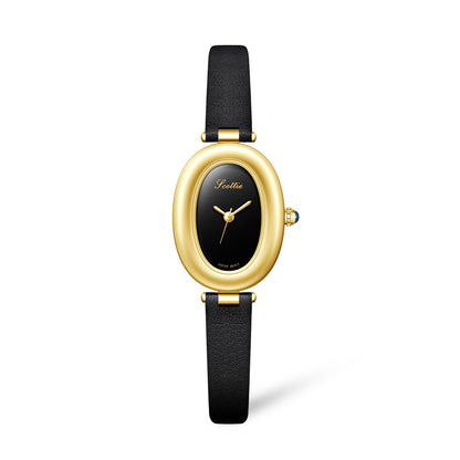 Oval Retro Quartz Watch for Women