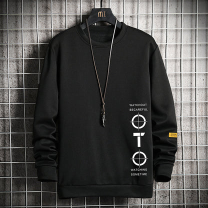 Heren Sweatshirt Met Lange Mouw En Bedrukking