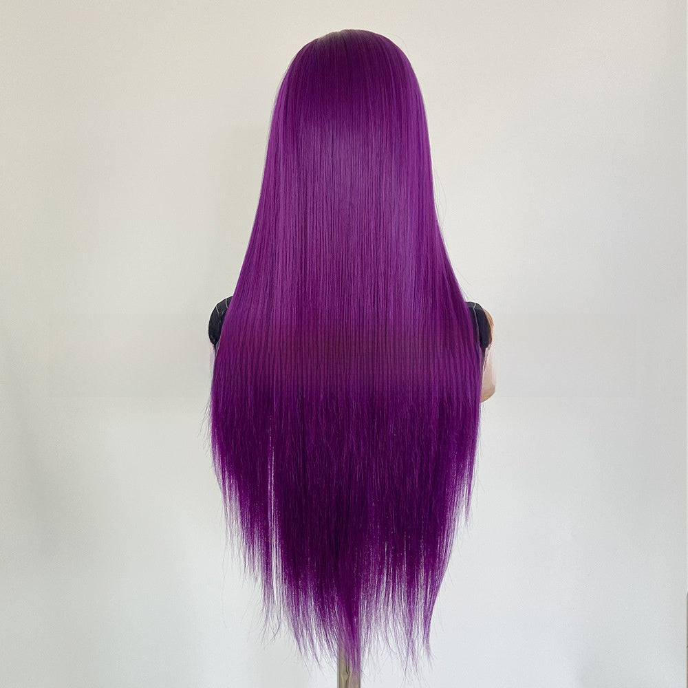 Purple Lace Front Synthetic Wig