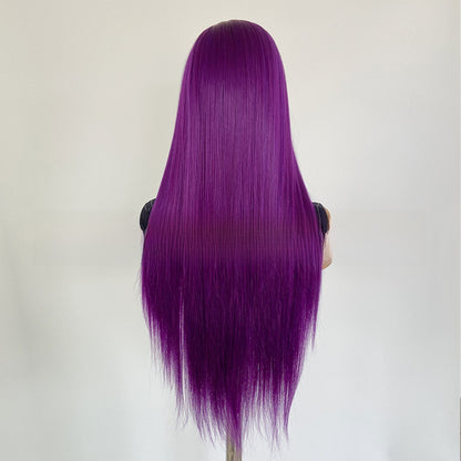 Purple Lace Front Synthetic Wig