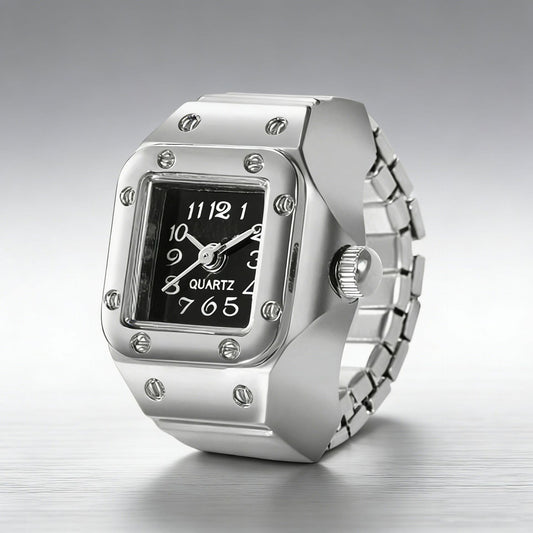 Fashion Ring Watch with Multiple Functions