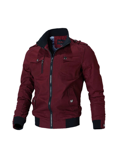 Fitted Zipper Jacket for Men