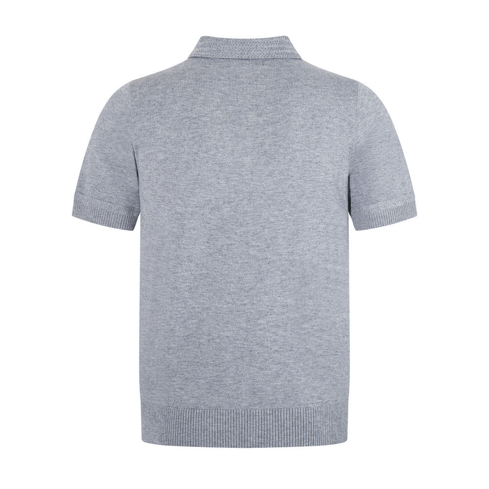 Eenvoudig poloshirt met korte mouwen
