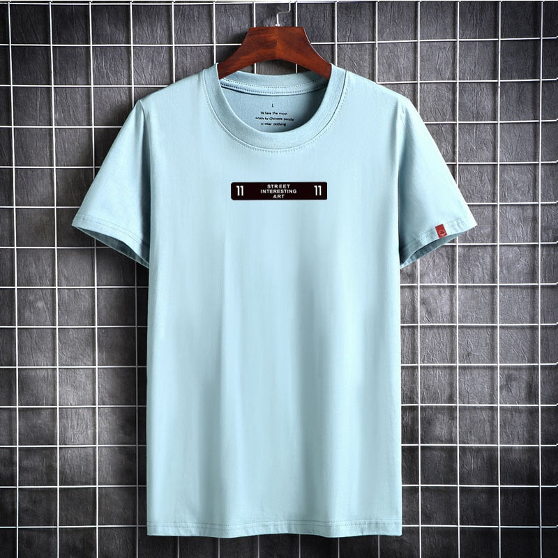 Heren T-shirt van katoen met korte mouwen