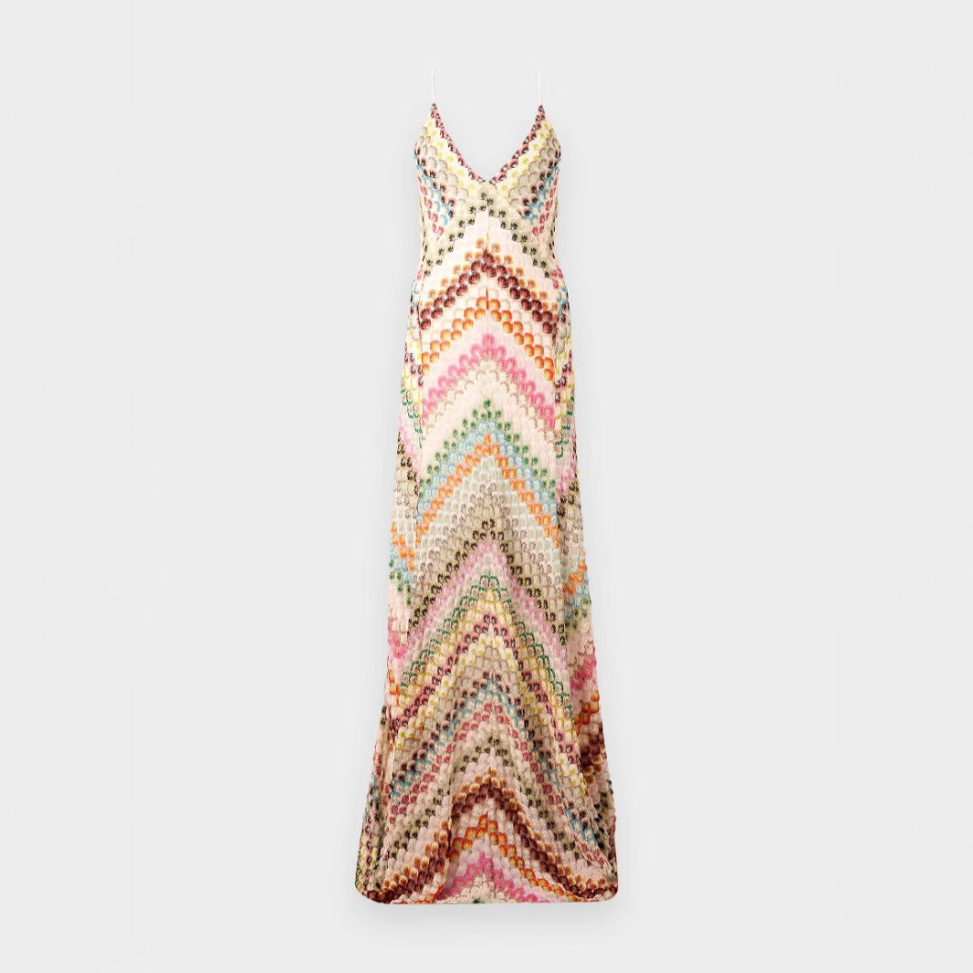 Long Dress Sexy Strapless Dress Handmade Crochet