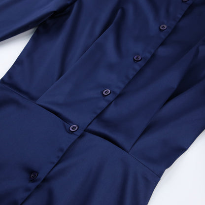 Long sleeved shirt dress