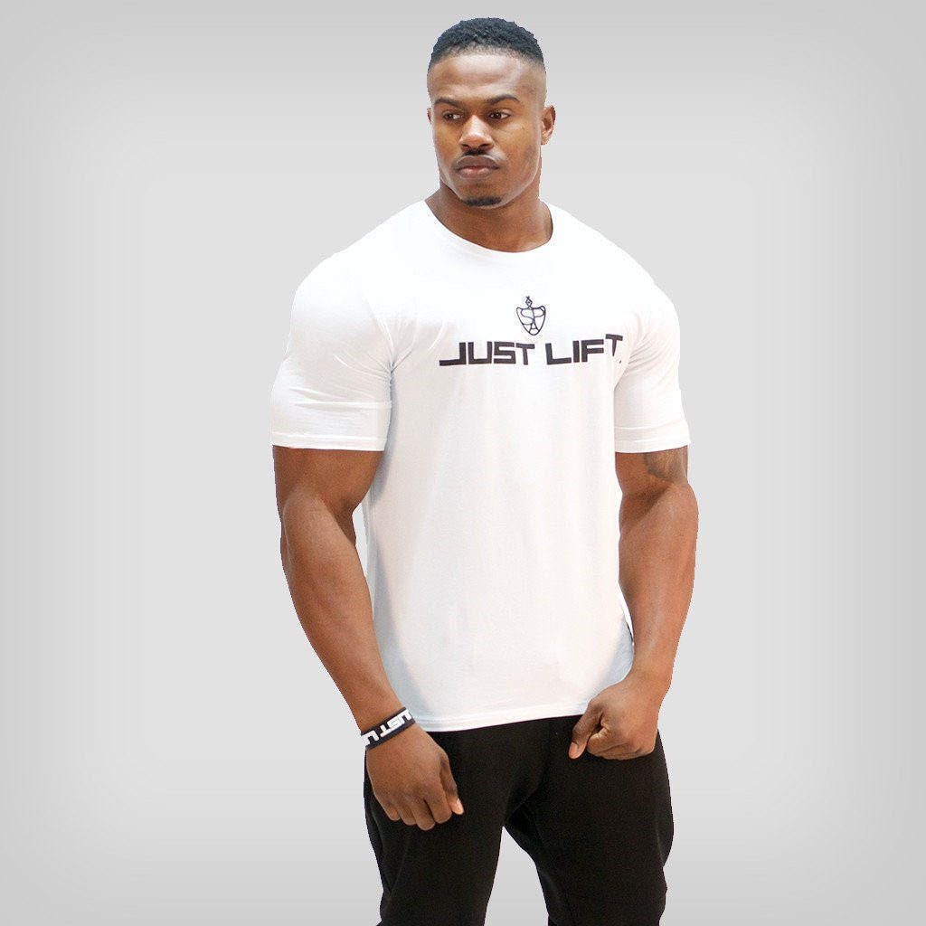 Premium Cotton ModalMen's Sport Casual Summer Short Sleeve Slim Fit Stretch Moisture-Wicking Breathable Fitness T-Shirt Cotton