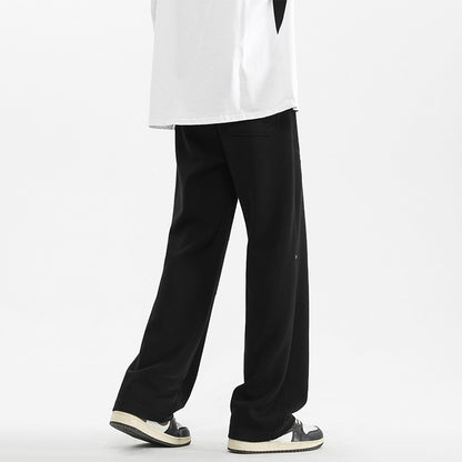 Straight-Leg Casual Pants for Men