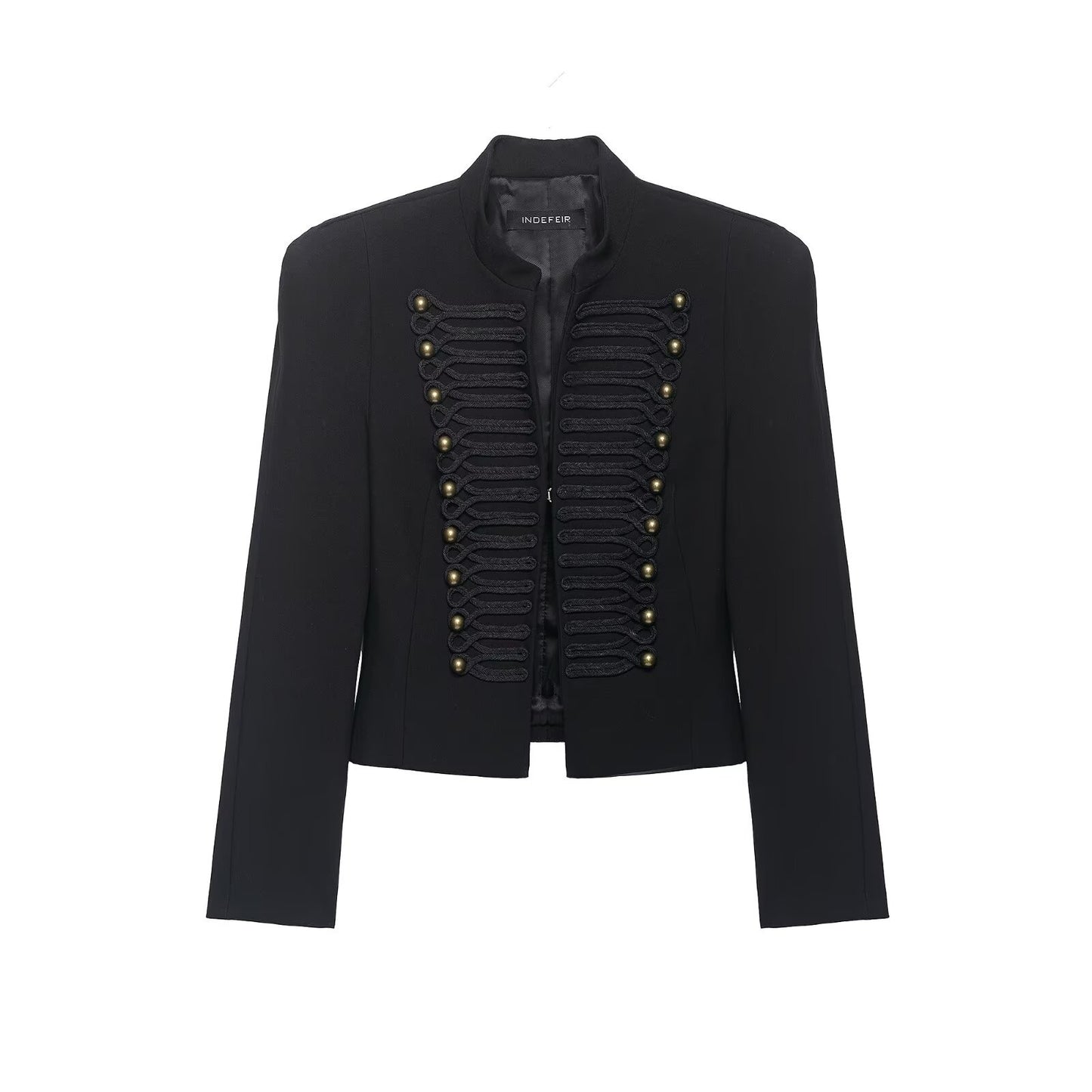 Women's Tailored Blazer with Pad Shoulder
