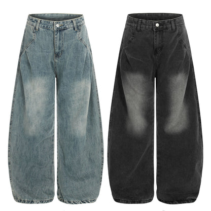 Distressed Loose Casual Pants Trendy Knife-Edge Jeans