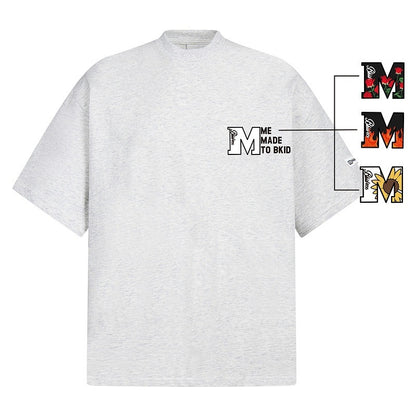 Short Sleeve T-Shirt for Men and Women Summer Couple Top Tee