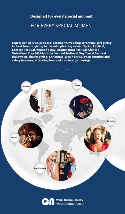 S925 Sterling Zilveren Moissanite Ketting Licht Luxe Hoogwaardige 1.1 Karaat