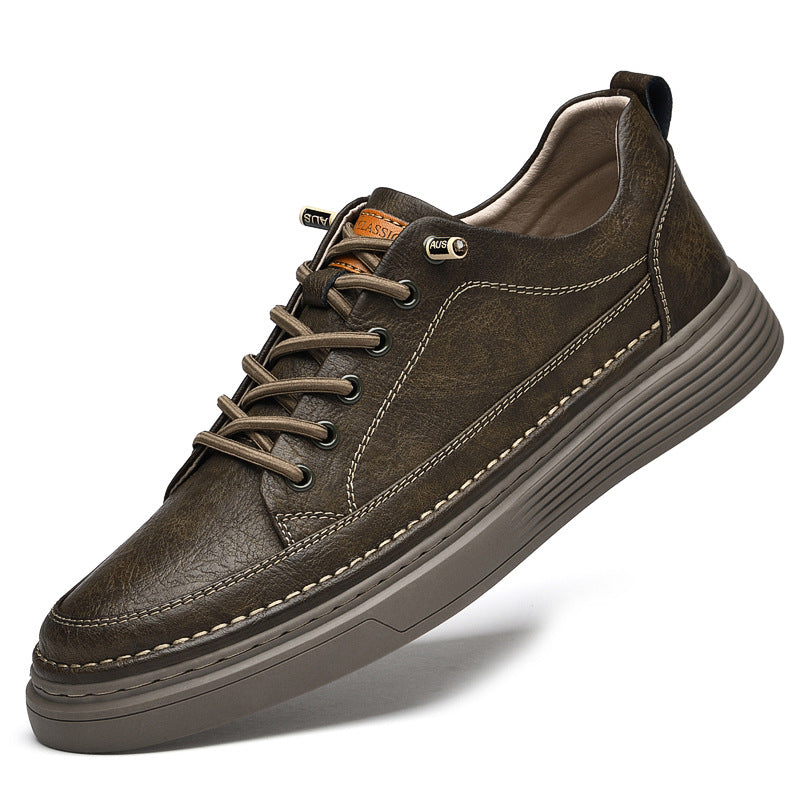 Mens Cowhide Casual Shoes
