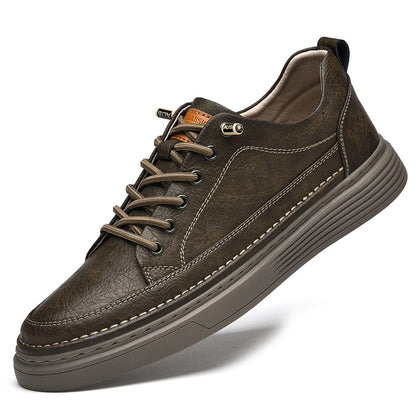 Mens Cowhide Casual Shoes