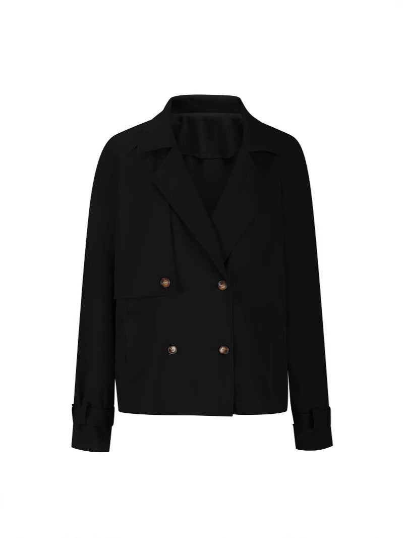 Dames jacket met dubbele rij knopen
