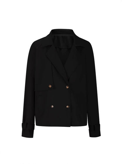 Dames jacket met dubbele rij knopen