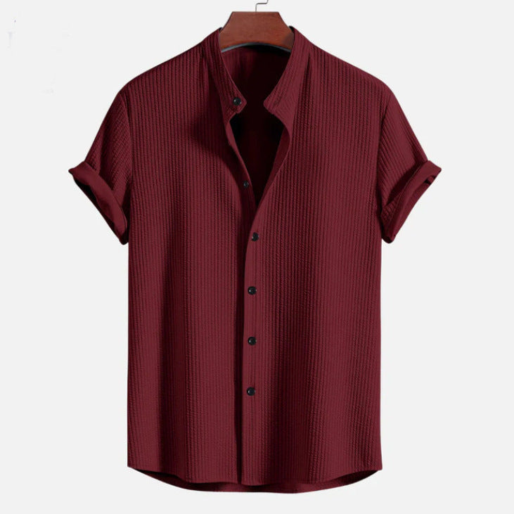 Men's Corduroy Short Sleeve Shirt