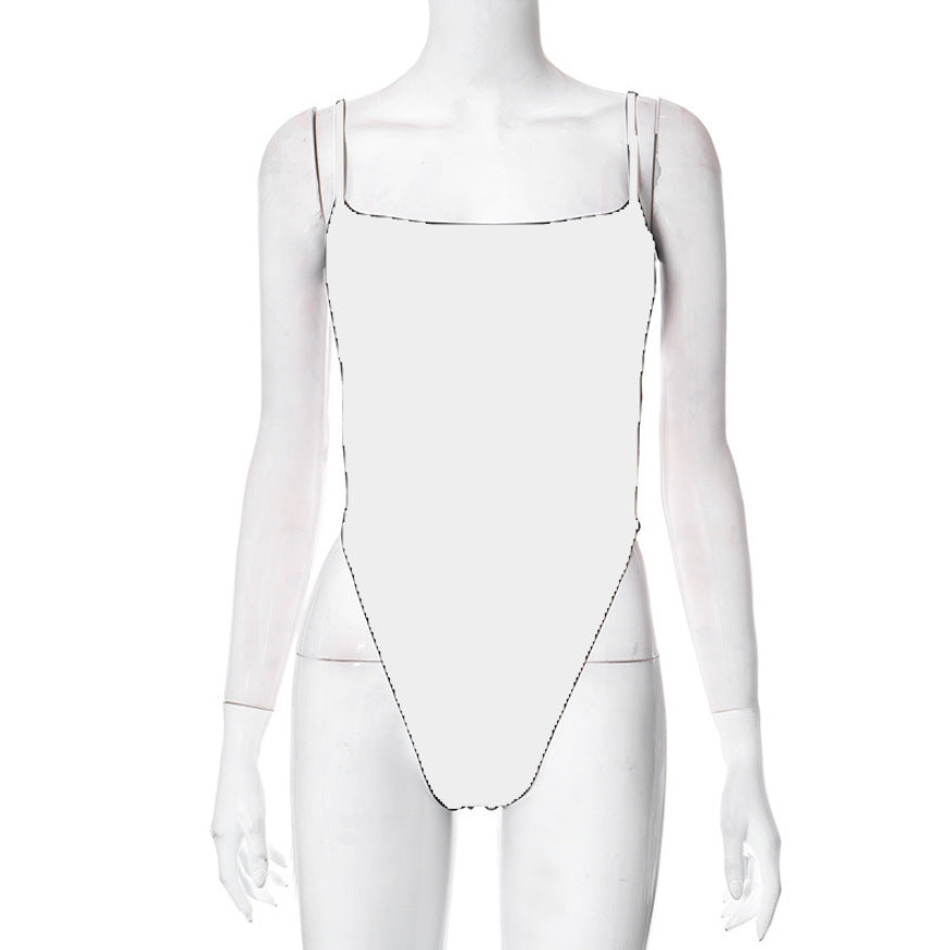 Womens Sleeveless Backless Jumpsuit