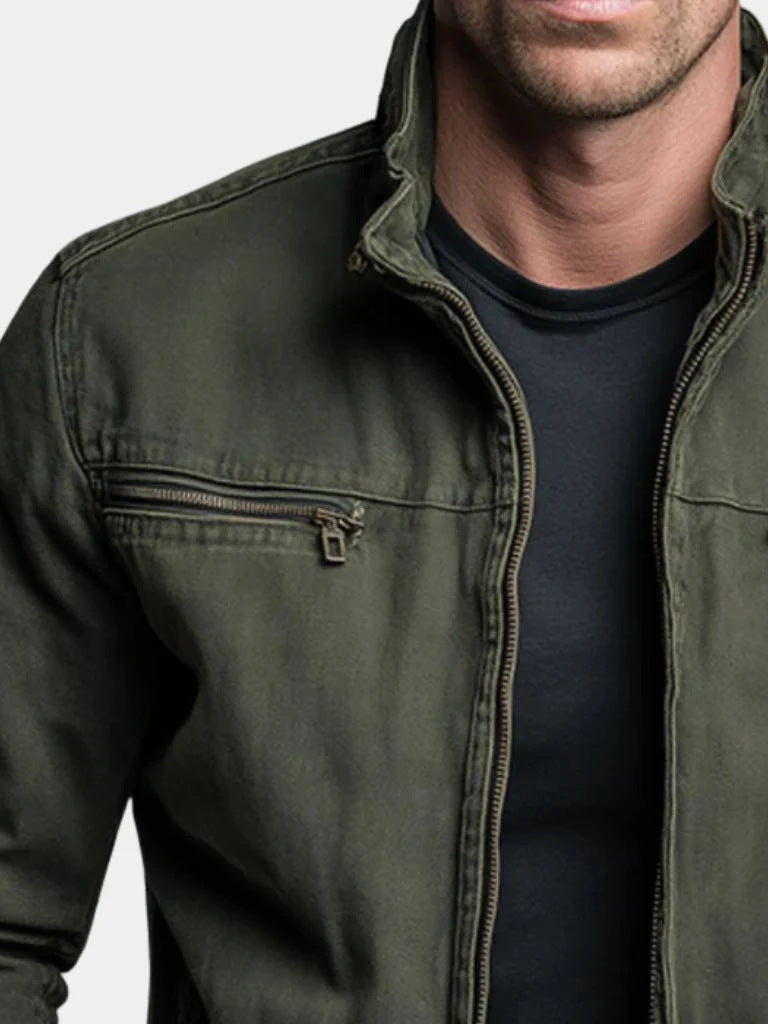 Men's Casual Retro Long Sleeve Workwear Jacket