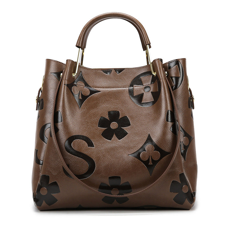 Retro Bucket Bag for Women