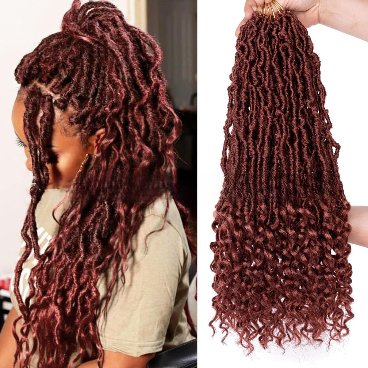 Synthetic fiber wig