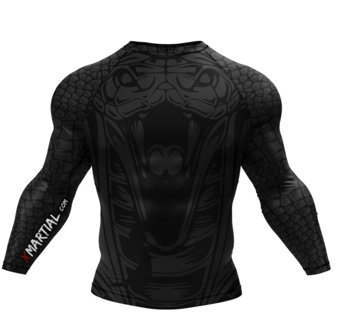 Black/Grey Viper Longsleeve - XMARTIAL