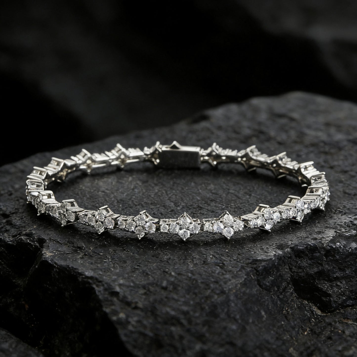 Hip Hop Cross Zircon Bracelet