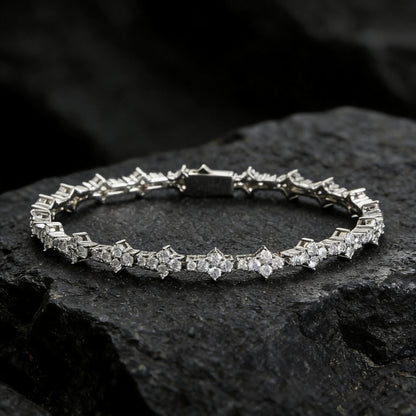 Hip Hop Cross Zircon Bracelet