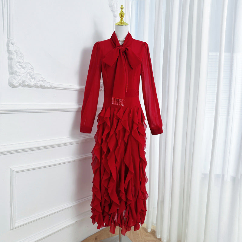 Fringed Elegant Fishtail Skirt