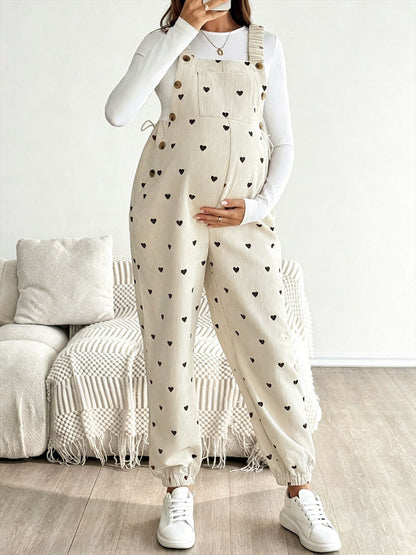 Woolen gauze maternity belt pants