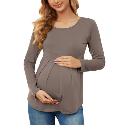 Maternity Ruffle Blouse