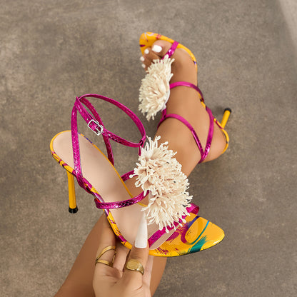 Fashionable high-heeled shoes