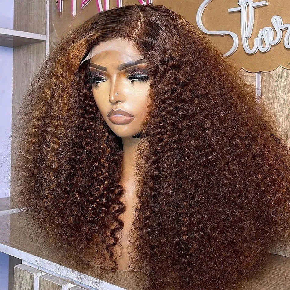 Double Drawn Human Hair Pixie Curly Wig