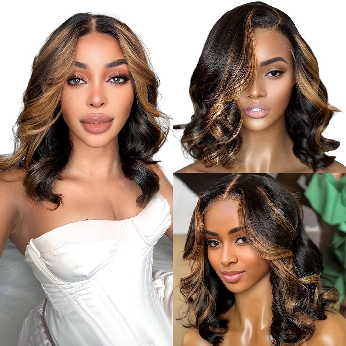 Real human hair wigs