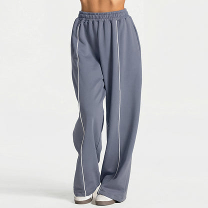 Fashionable, comfortable, casual straight-leg yoga pants