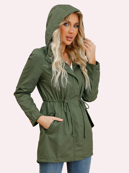 Womens Cotton Hooded Coat