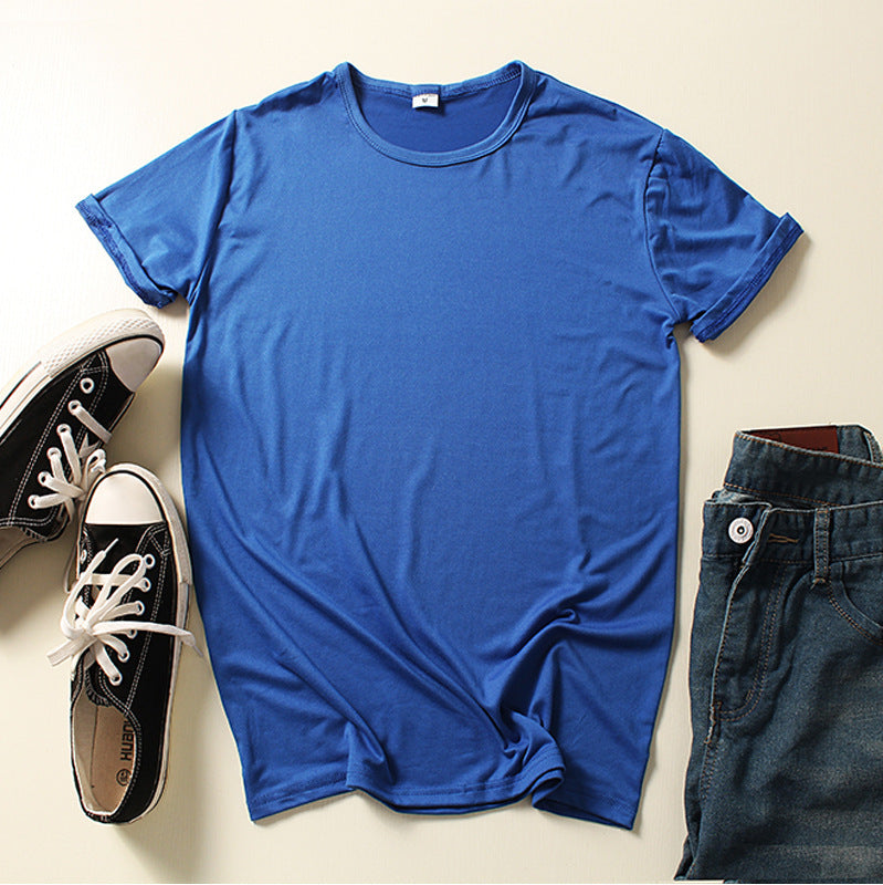 Loose Fit Round Neck Short Sleeve T-Shirt