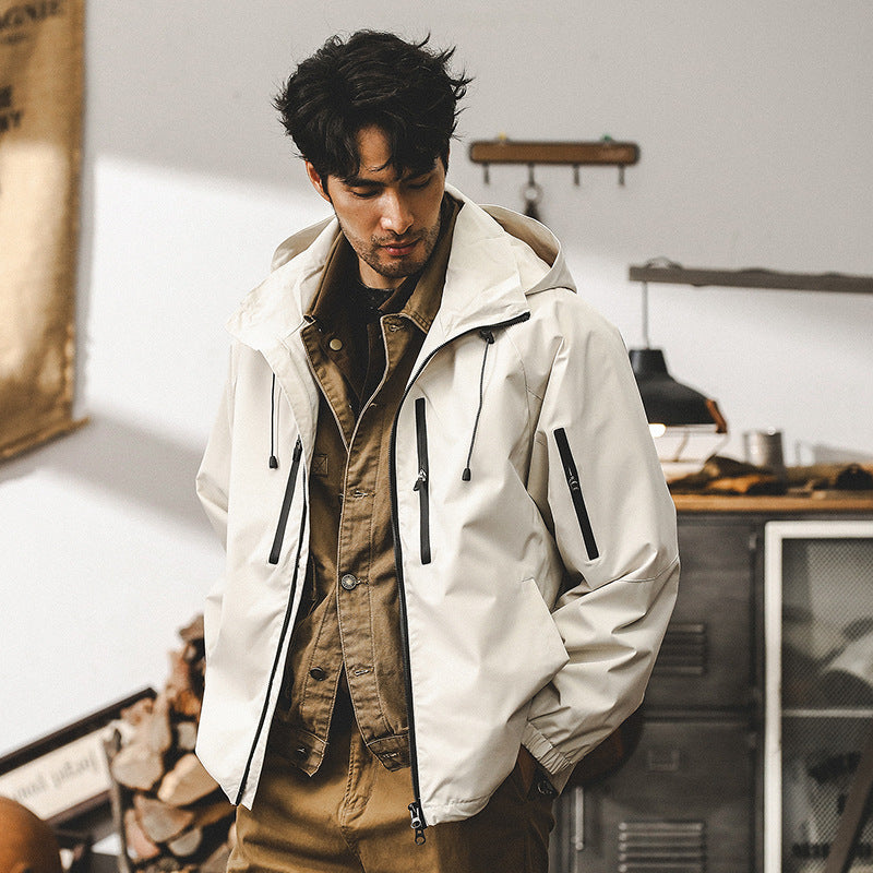 Amerikaanse Retro Outdoor Jas Heren