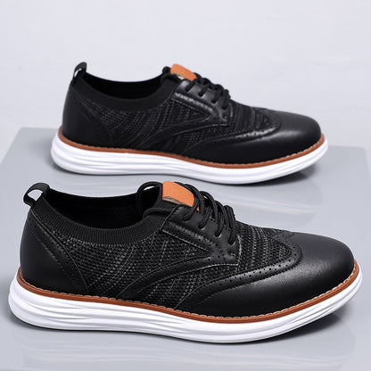 In-stock extra-large size 48 men's casual shoes, 2026 new British style, spring and autumn fashion single shoes, versatile casual shoes