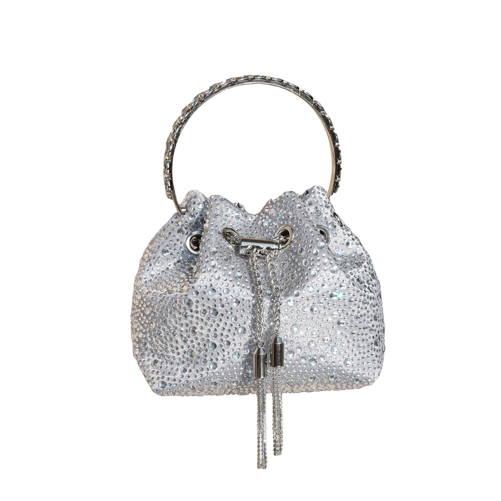 Diamond Crystal Bucket Bag